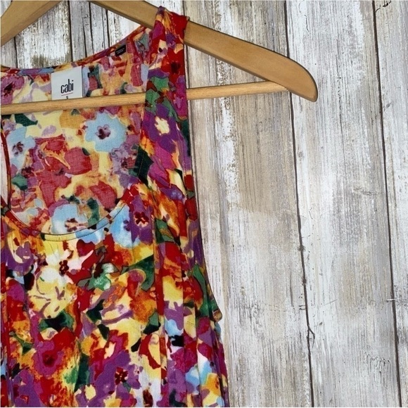 Cabi Luisa Floral Sleeveless Tank - Picture 3 of 4